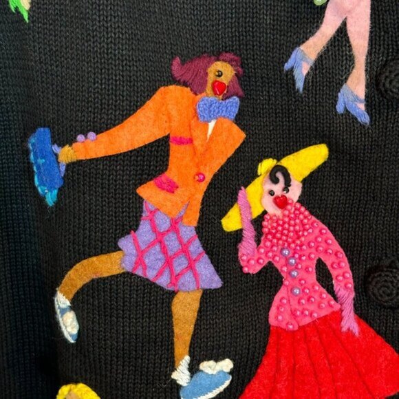 Michael Simon fashionista's through the decade Women's Cotton Cardigan Size XL - Picture 6 of 16